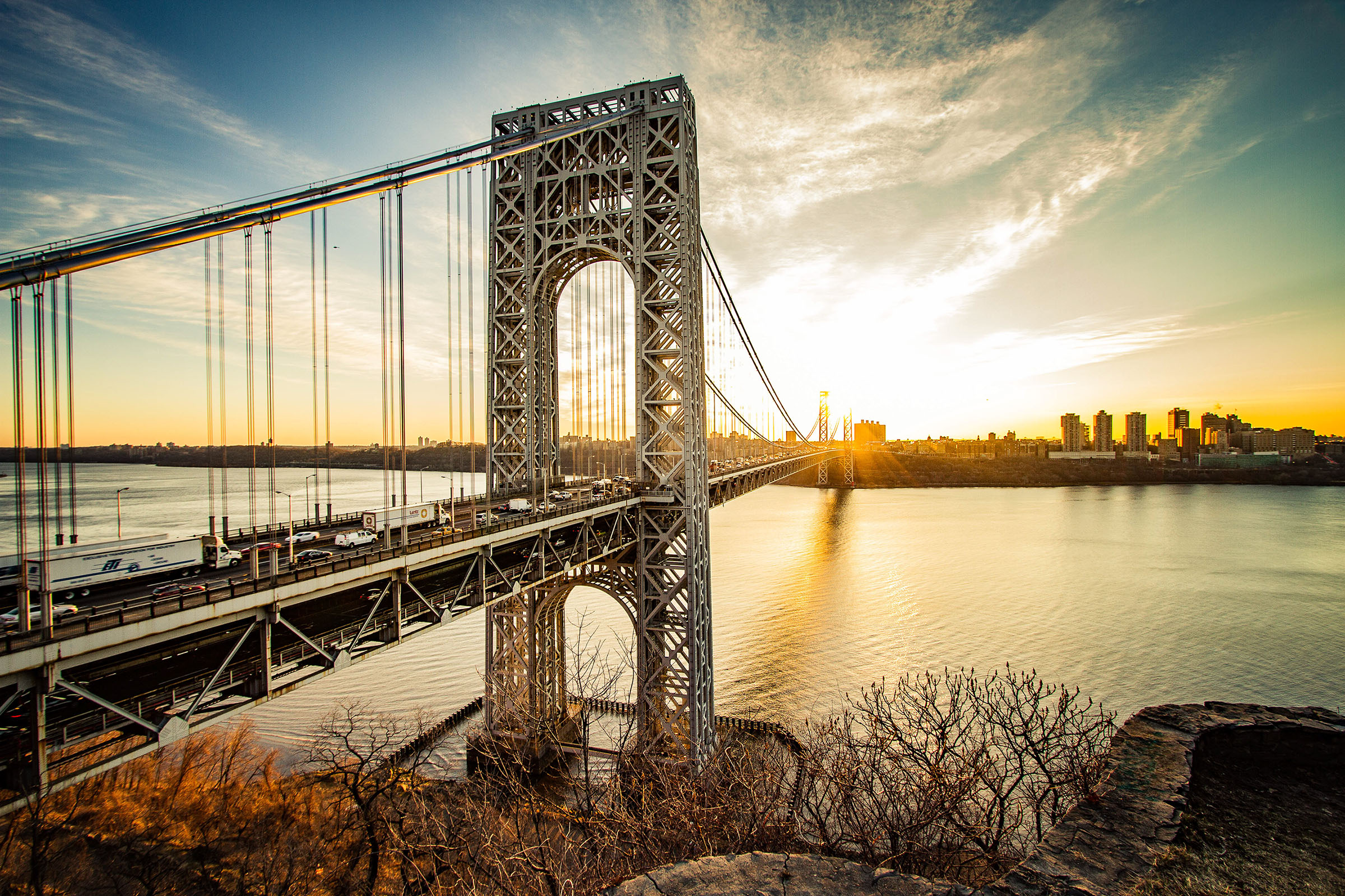 George Washington Bridge at Sunrise at JP Management